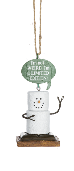 S'mores Humor Toasted Ornaments 2022