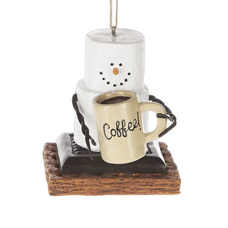 smores ornament with coffee cup
