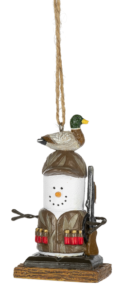smores ornament duck hunter