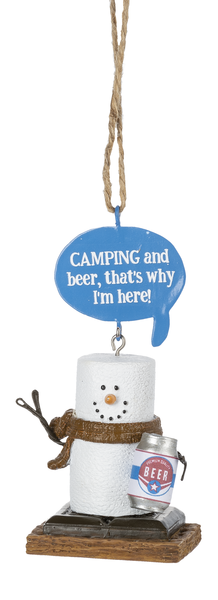 S'mores Camp Beverage Ornaments 2022