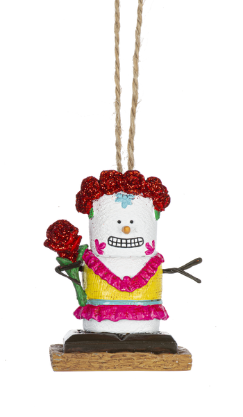 S'mores Day of the Dead Ornament