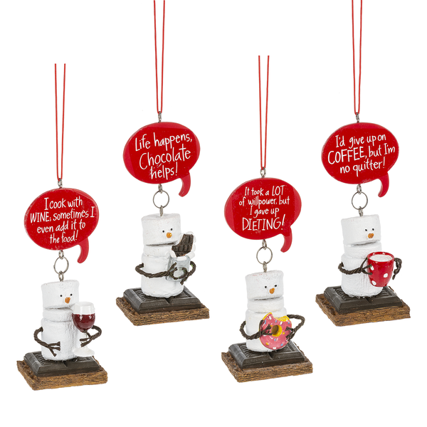 Foodie Smores Ornaments