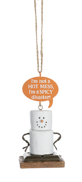 S'mores Humor Toasted Ornaments 2022