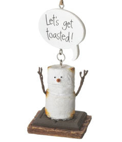 Smores Toasted ''Lets Get Toasted'' Ornament