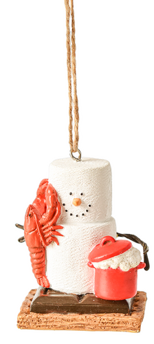 smore ornament with lobster and cooking pot
