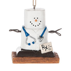 medical smore ornament with stethoscope 