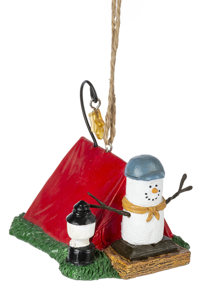 S'mores Red Tent Ornament