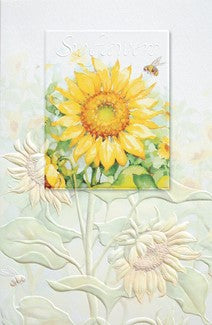 Sunflower and Bee Mother's Day Card