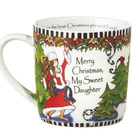 suzy toronto merry christmas my sweet daughter coffee cup
