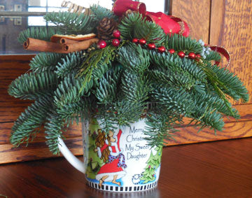 Merry Christmas Sweet Daughter Centerpiece Mug